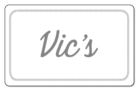 vics logo over white background